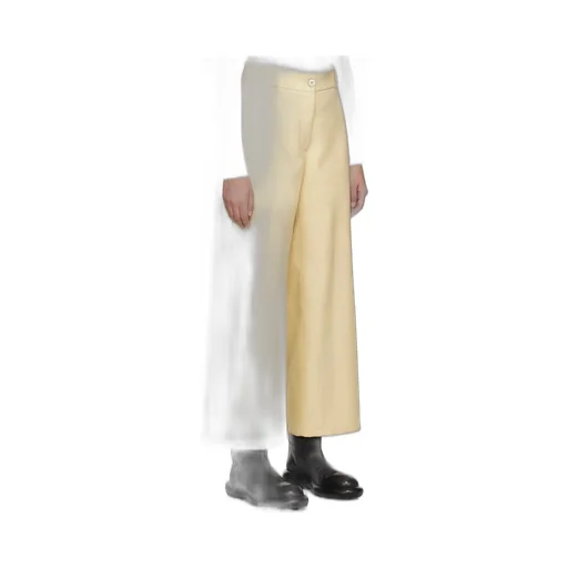 Wide-Leg Wool Trousers