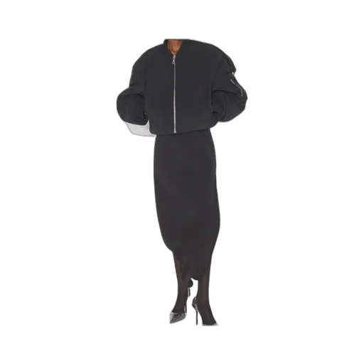Cropped Bomber Jacket