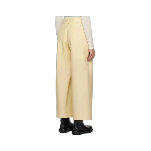 Wide-Leg Wool Trousers