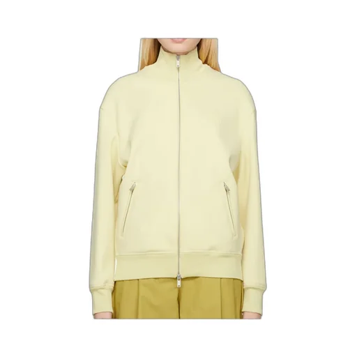 Zippered Stand-Collar Sweater