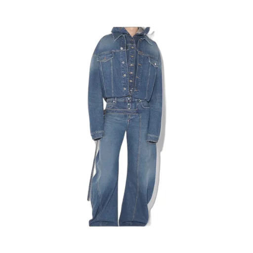 Hooded Denim Jacket