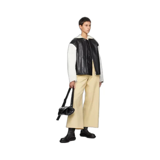 Wide-Leg Wool Trousers
