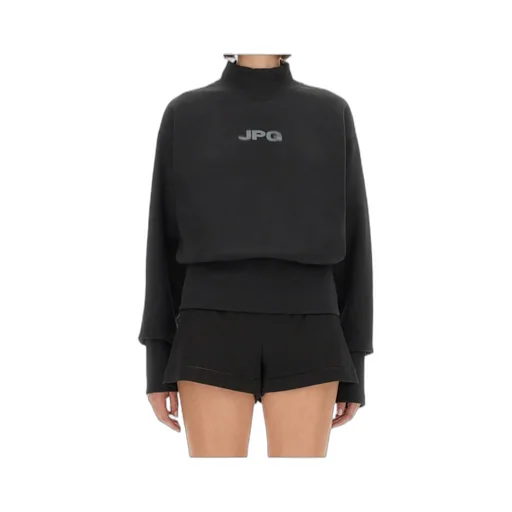 Logo Printed High-Neck Sweatshirt