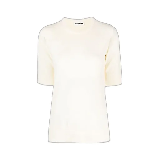 Round-Neck Knitted T-Shirt