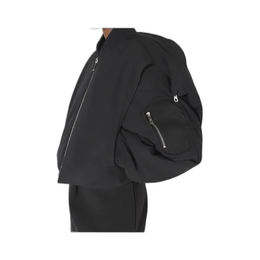Cropped Bomber Jacket