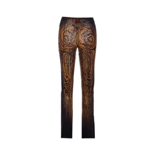 Wood-Printed Trousers