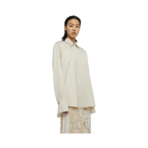 Loose Fit Concealed Fastened Shirt