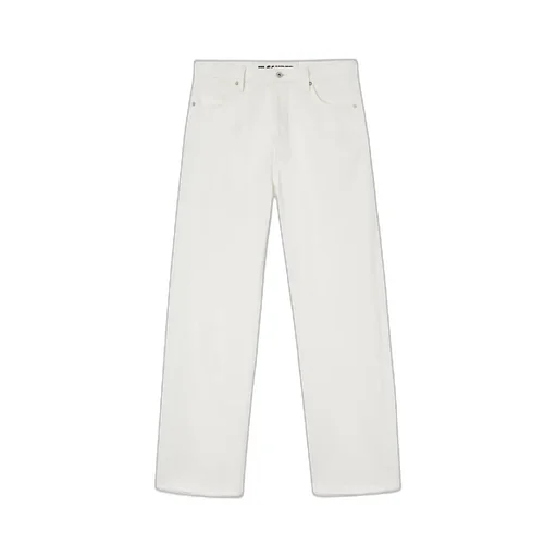 Mid-Waisted Straight-Leg Trousers