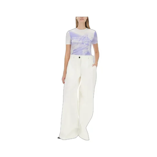 Motif Printed Slim Fit T-Shirt