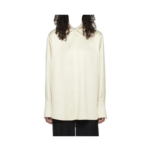 Loose Fit Concealed Fastened Shirt