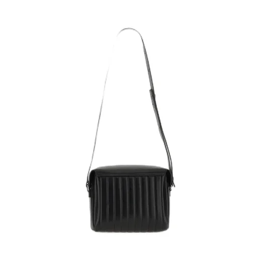 Logo Debossed Shoulder Bag