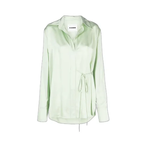 Wrap Satin Shirt