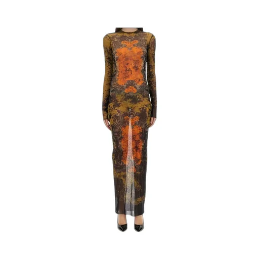 Printed Long Dress