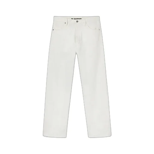 Button Detailed Straight Leg Jeans