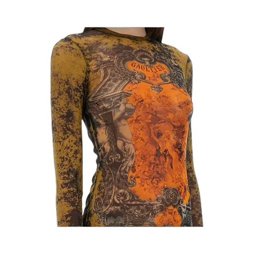 Printed Long Dress