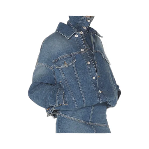 Hooded Denim Jacket