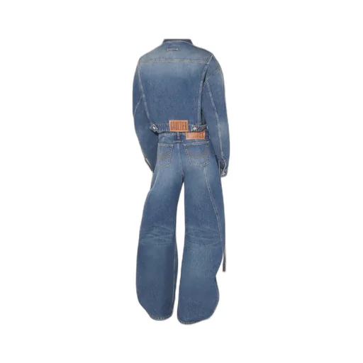 Panelled Belted Jeans