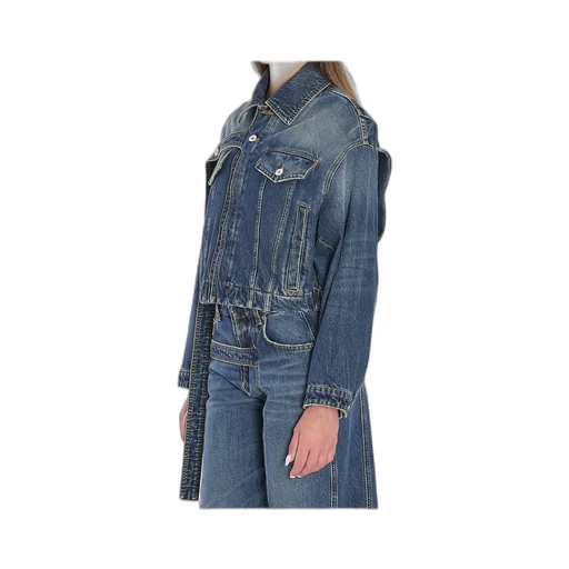 Strap Denim Jacket