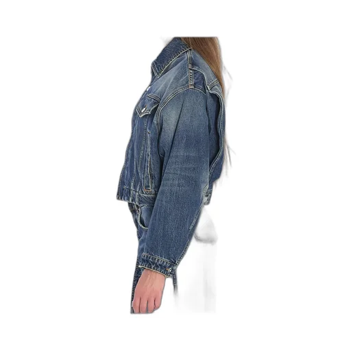Strap Denim Jacket