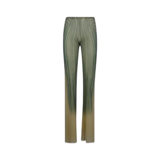 Spiral-Print Trousers