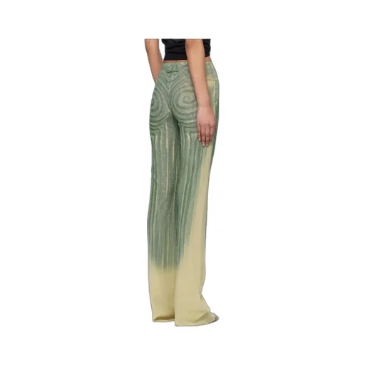 Spiral-Print Trousers