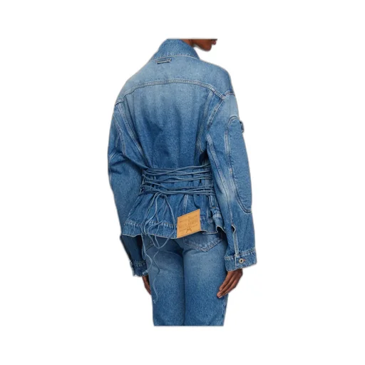 Lacing Denim Jacket