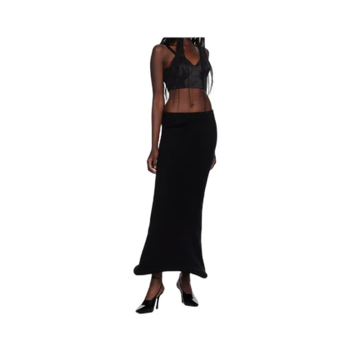 3D Knitted Maxi Skirt