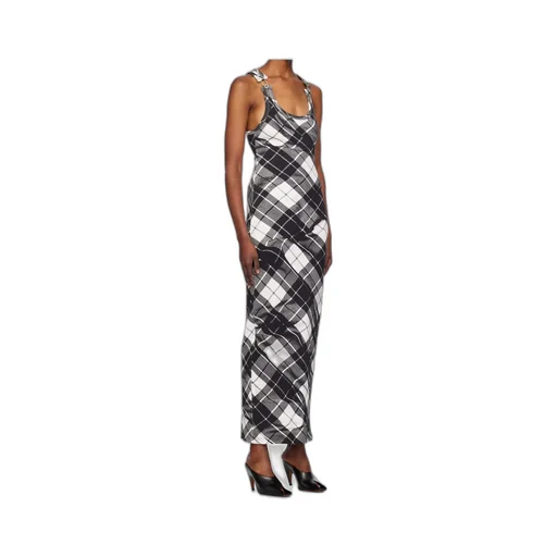 Check Pattern Print Dress