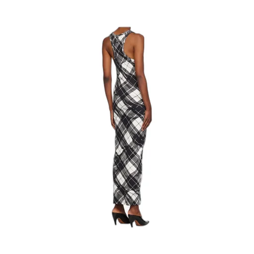 Check Pattern Print Dress