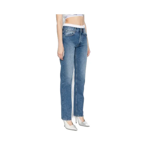 Washed Tapered Jeans