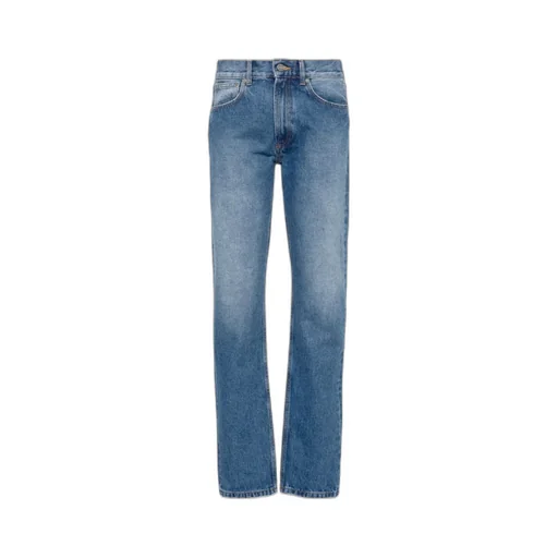 Washed Tapered Jeans
