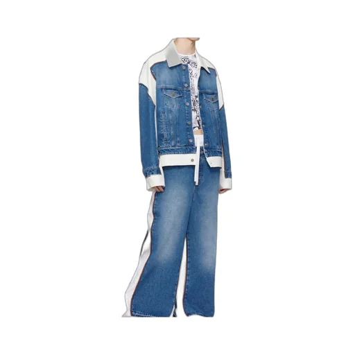 Contrasted Denim Jacket