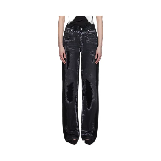 Flocked Jeans