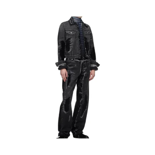 Flocked Jeans