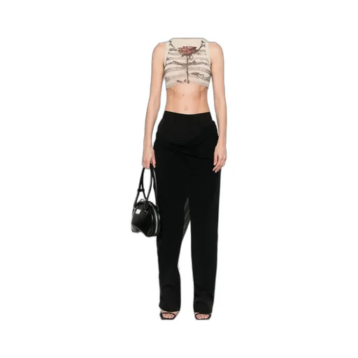 Layered Draped Trousers