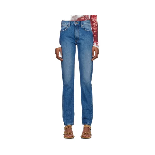 Washed Tapered Jeans