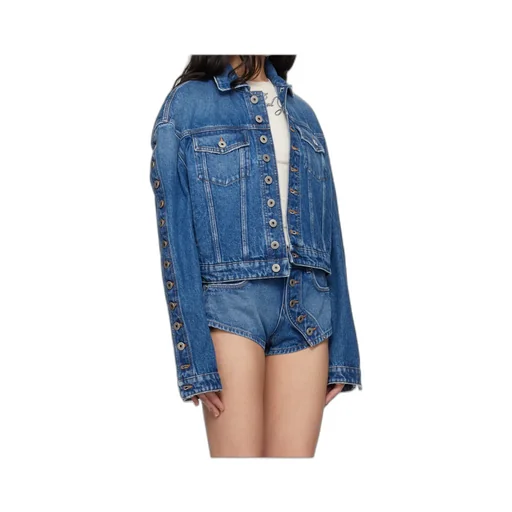 The Buttoned Denim Jacket