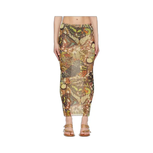 Graphic Print Skirt