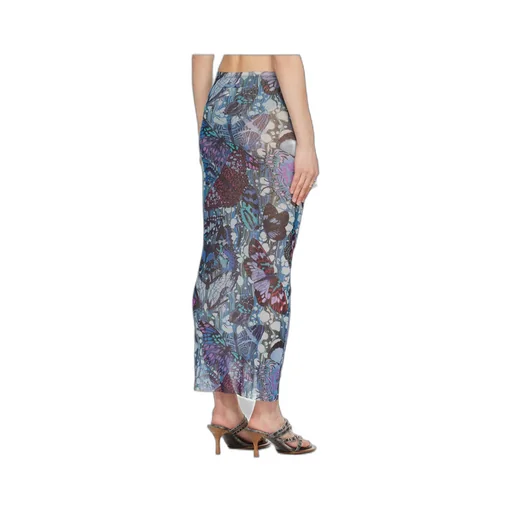 The Blue Butterfly Pencil Skirt