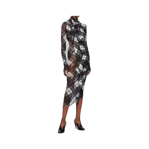 Check Pattern Dress
