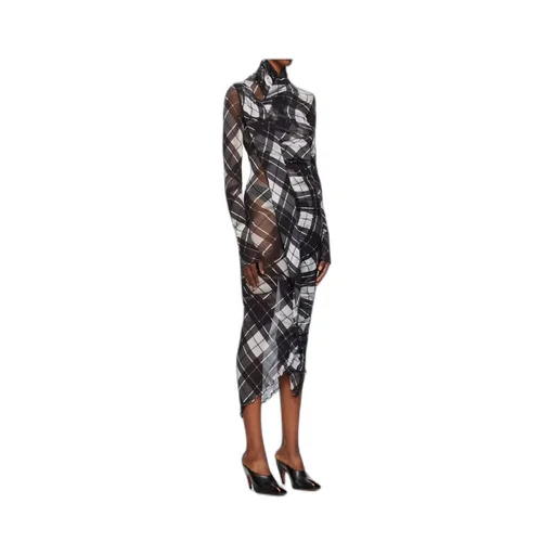 Check Pattern Dress