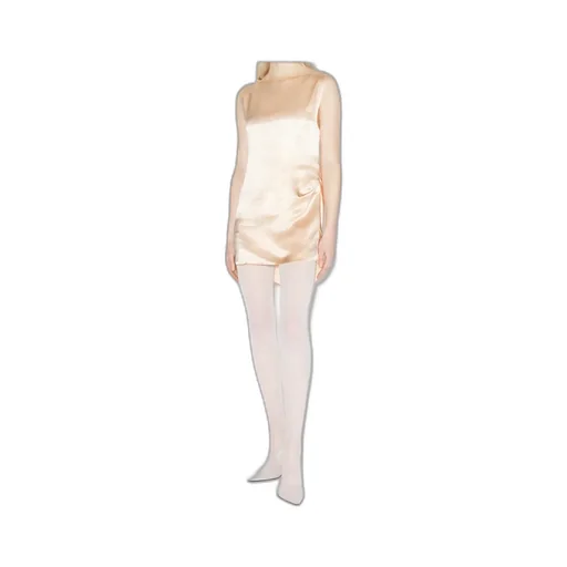 Cowl-Effect Mini Dress