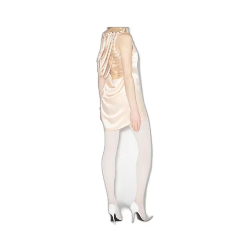 Cowl-Effect Mini Dress