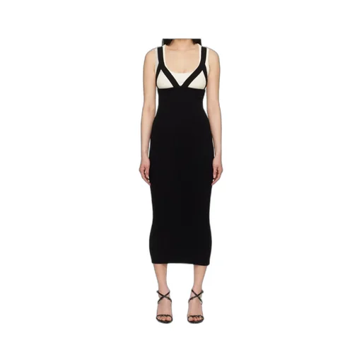 Ribbed Knit Sleeveless Dress