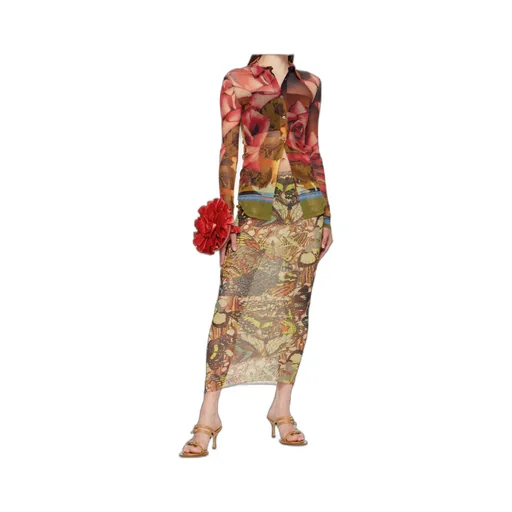 Graphic Print Skirt