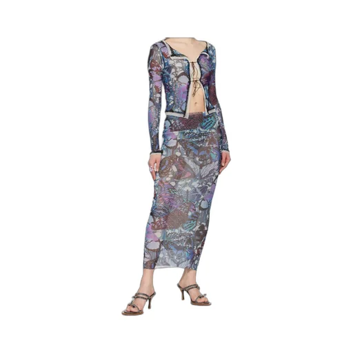 The Blue Butterfly Pencil Skirt