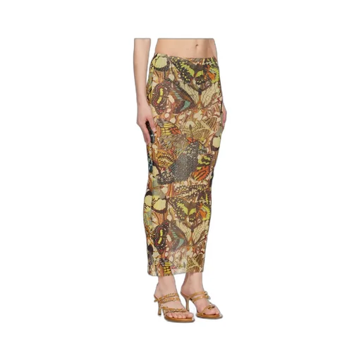 Graphic Print Skirt