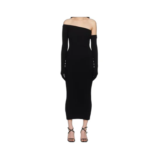 Asymmetric Neckline Dress