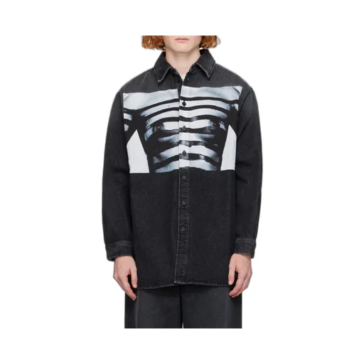 Body Mariniere Printed Denim Shirt