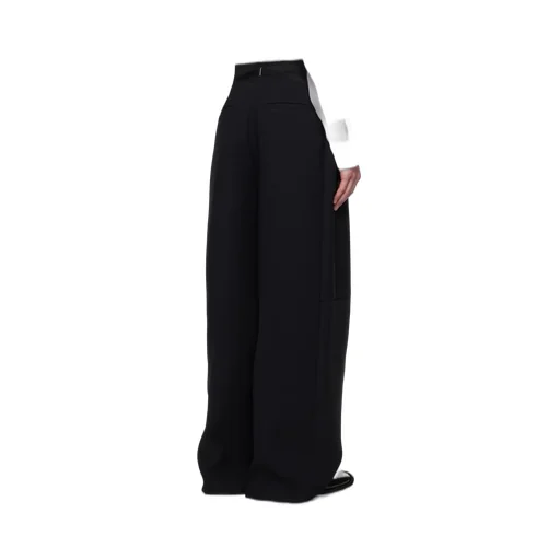 Bonded Crepe Trousers
